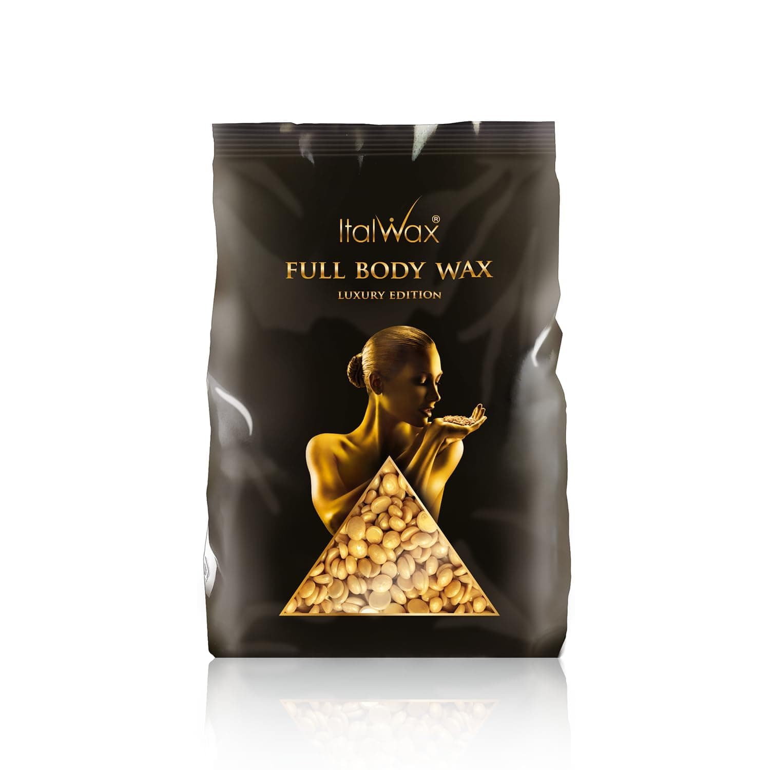 Luxury Full Body Wax - 1kg / 2.2lb - Hard wax beads for hair removal - Unscented - ideal for sensitive skins
