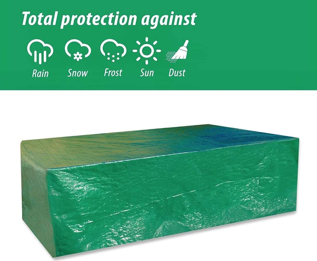 Garden furniture cover Waterproof/Outdoor furniture cover/Patio set cover large for circular & rectangular shaped garden furniture 100% waterproof 280cm x 205cm x 105cm/9.19ft x 6.73ft x 3.44ft