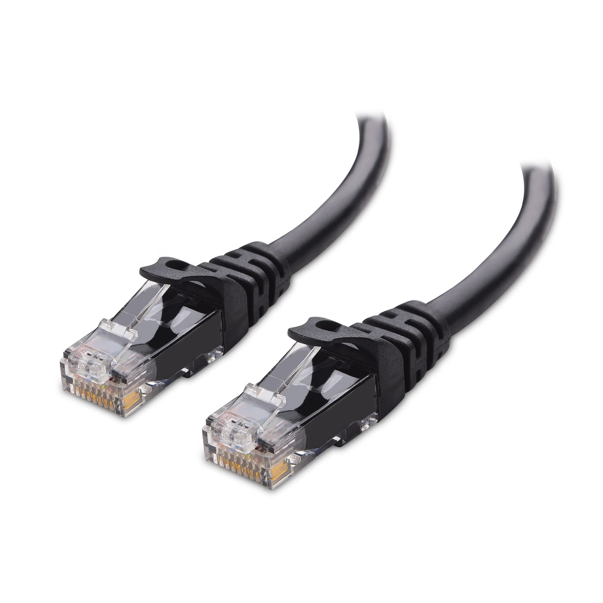 10Gbps Snagless Cat6 Ethernet Cable 6m (Cat6 Cable, Cat 6 Cable) in Black 6 Meter