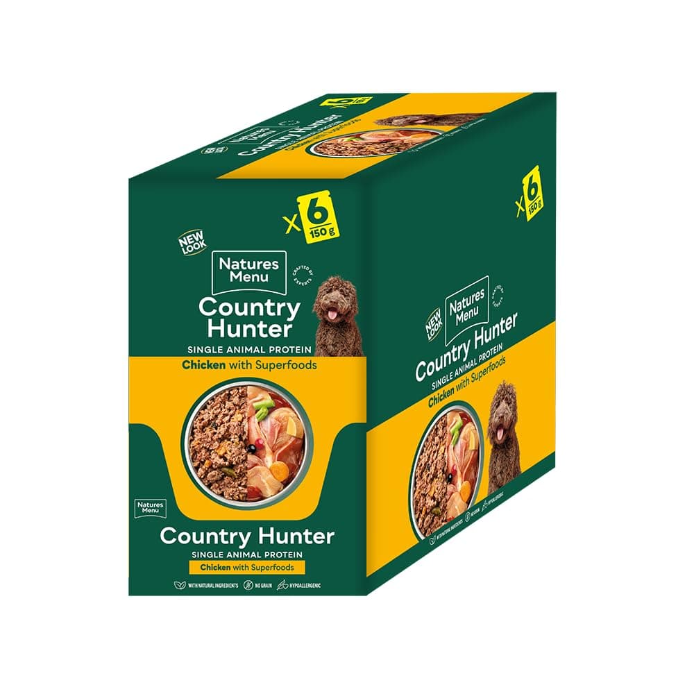 Country Hunter Dog Food Pouch Free Range Chicken (6 x 150g)