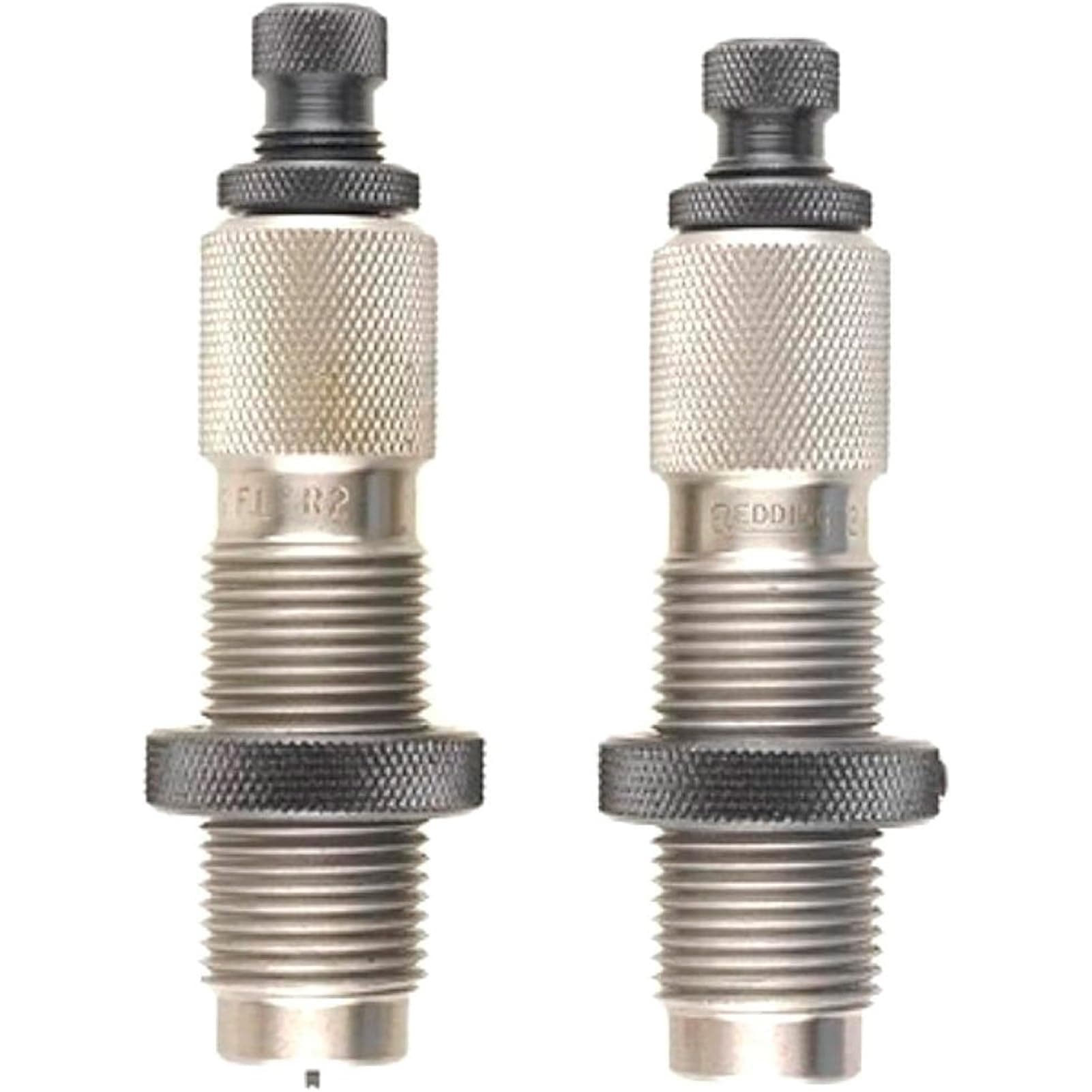 Reloading Full Length Die Set | Durable Steel Smooth Rifle Die Set for Bottleneck Cases | Bullet Guide, Built-in Crimp Ring & Proper Seating Plug Included