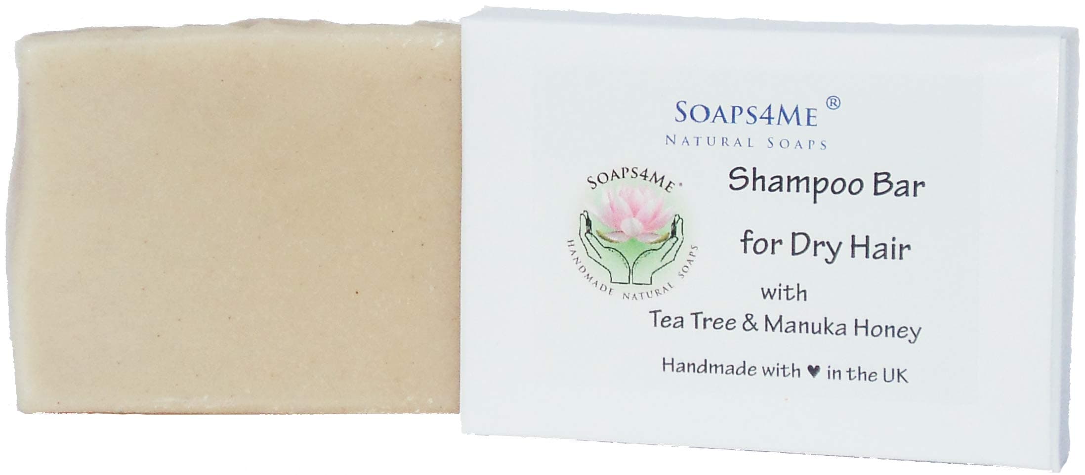 ATTIS Shampoo Bar for Dry Hair | Natural | Handmade | with Almond Oil | Tea Tree Essential Oil | Manuka Honey