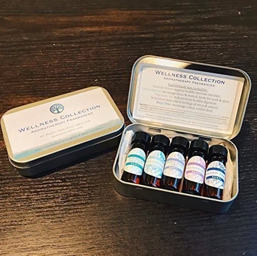 Santi Holistic Healing Wellness Collection - Aromatherapy Fragrances to Enhance Your Health and Well-Being - Organic, Immune System Booster, Mental Focus, Healthy Digestion, Stress Relief, Sleep Aid