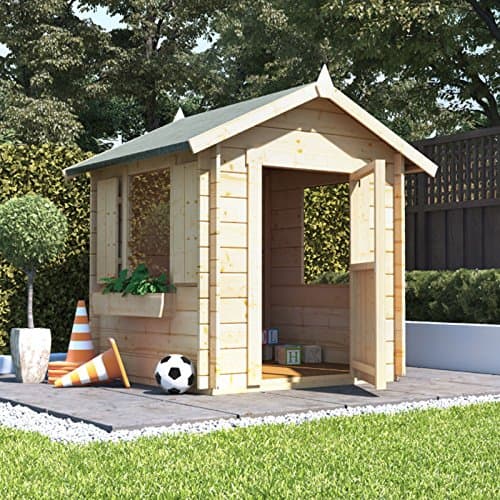 5x5 Wooden Children Log Cabin Playhouse Wendy House