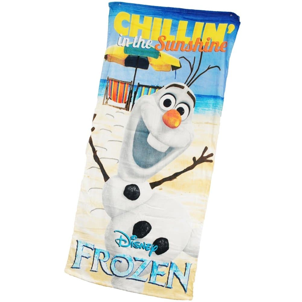 Disney Frozen Olaf Beach Towel Bath Towel 28" X 58" 100% Cotton