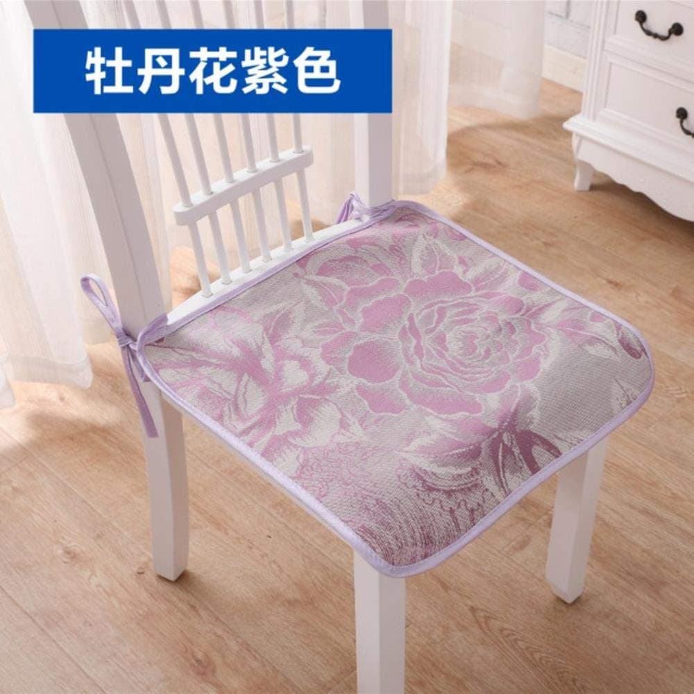 Grea Summer Cool Home Kitchen Dining Chair Seat Cushions Garden Office Chair Seat Pads Cushion Home Textile,meigui zi,about 40x40cm