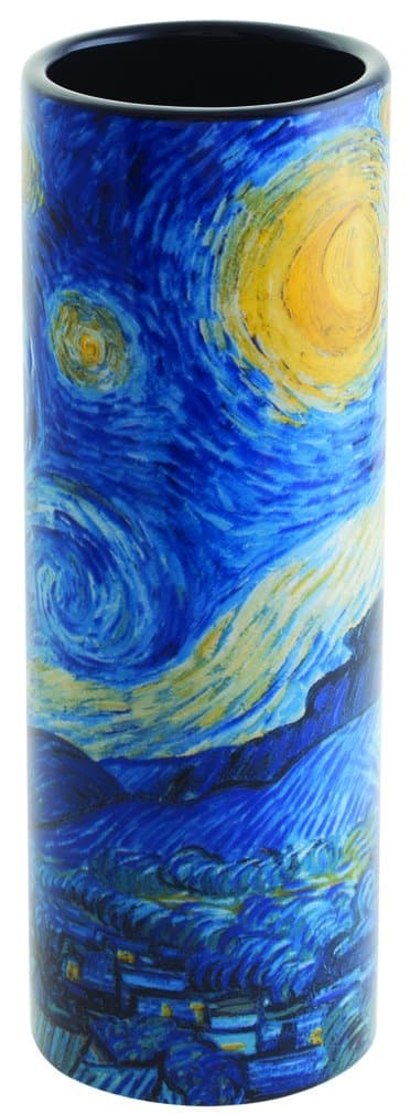 John Beswick Van Gogh Starry Night Small Ceramic Art Vase 18 Height x 6 Diameter cms Parastone Dartington