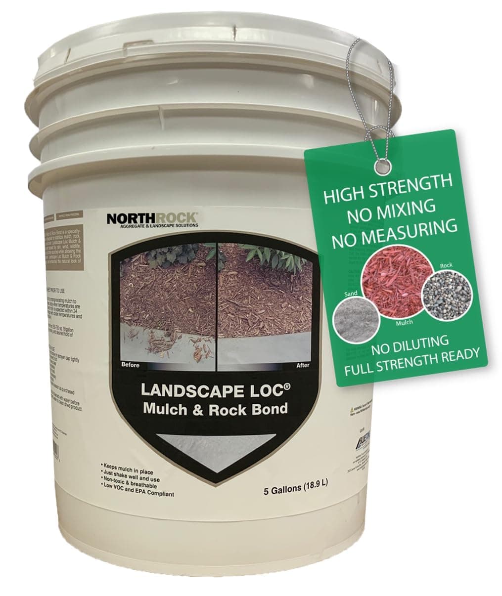 Nurserymen's Preferred Landscape Loc Mulch & Rock Bond - 5 Gallon Pail