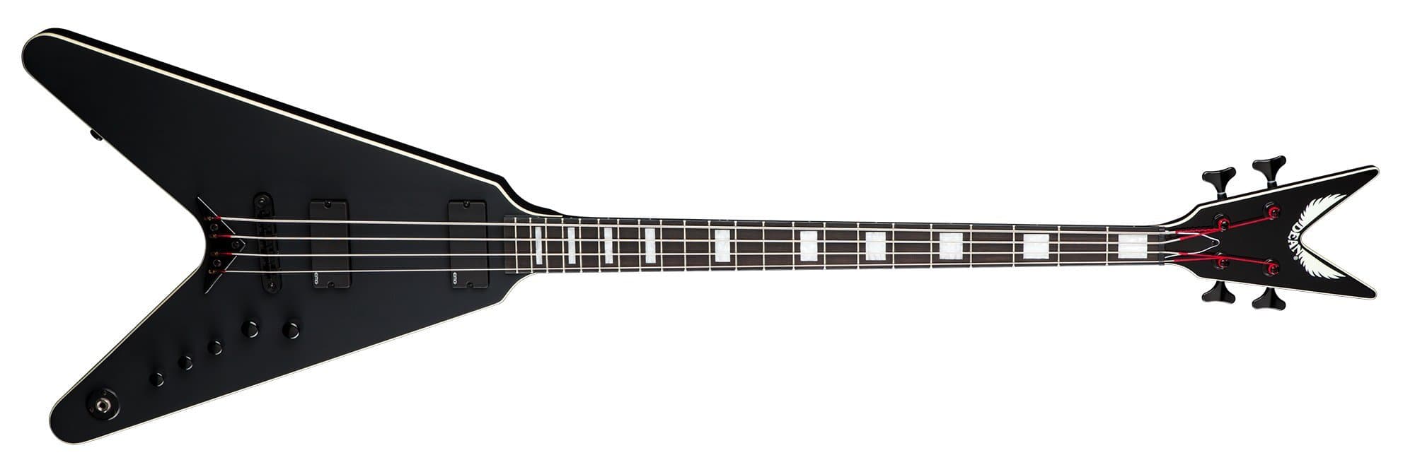 Dean Guitars V Stealth Bass with EMG - Satin Black