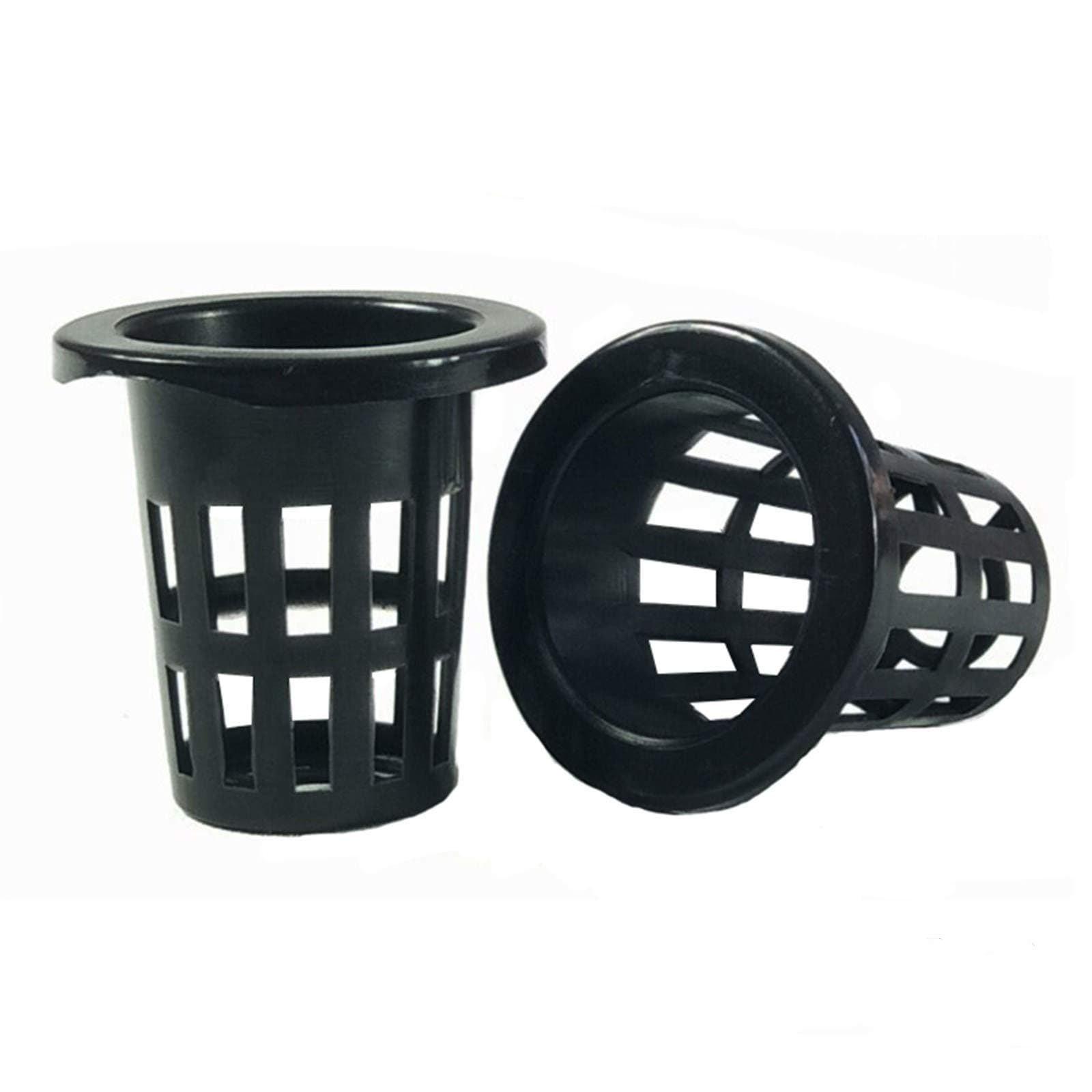 2 Inch Garden Plastic Net Cups Pots,Round Heavy Duty Net Cups Pots for Hydroponics Aquaponics Orchids - 40 Pack