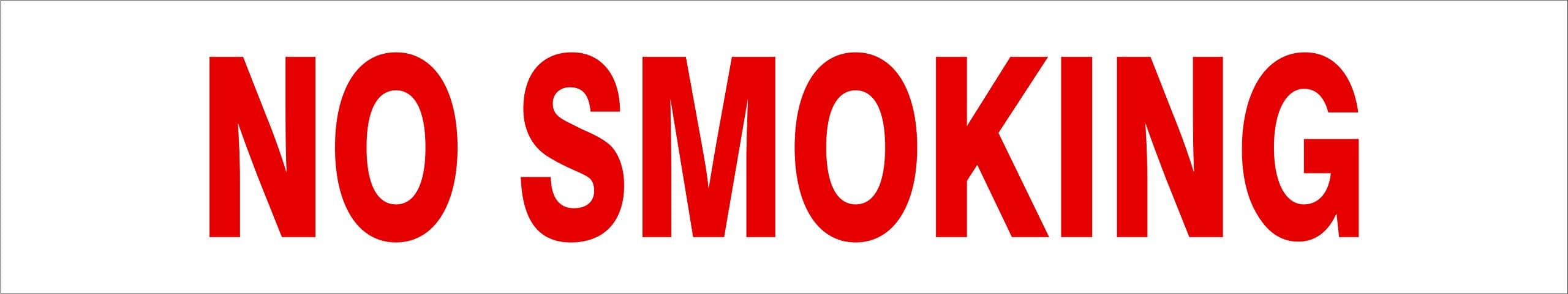 Safehouse Signs PD-4856"NO Smoking" Adhesive Vinyl Sticker (Pack of 5)