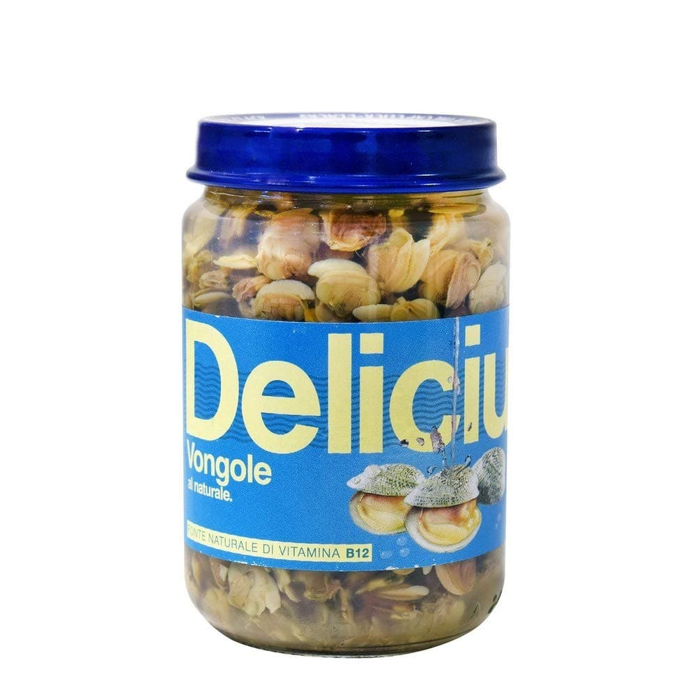Delicius - Clams (vongole) shelled in the natural 130 gr