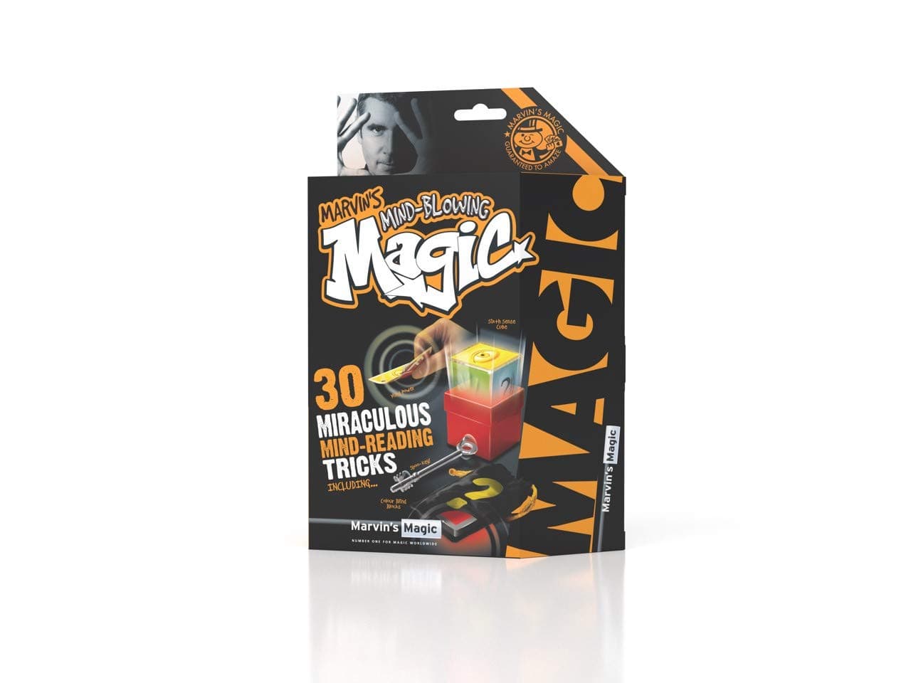 Marvin's Magic Ultimate Blowing Magic 30 Mind Reading Tricks - Magic Tricks for Ages 8 and Up - Includes The Incredible Spoo-key, Sixth Sense Cube, Colour Blind Blocks, Hypnotic Choice