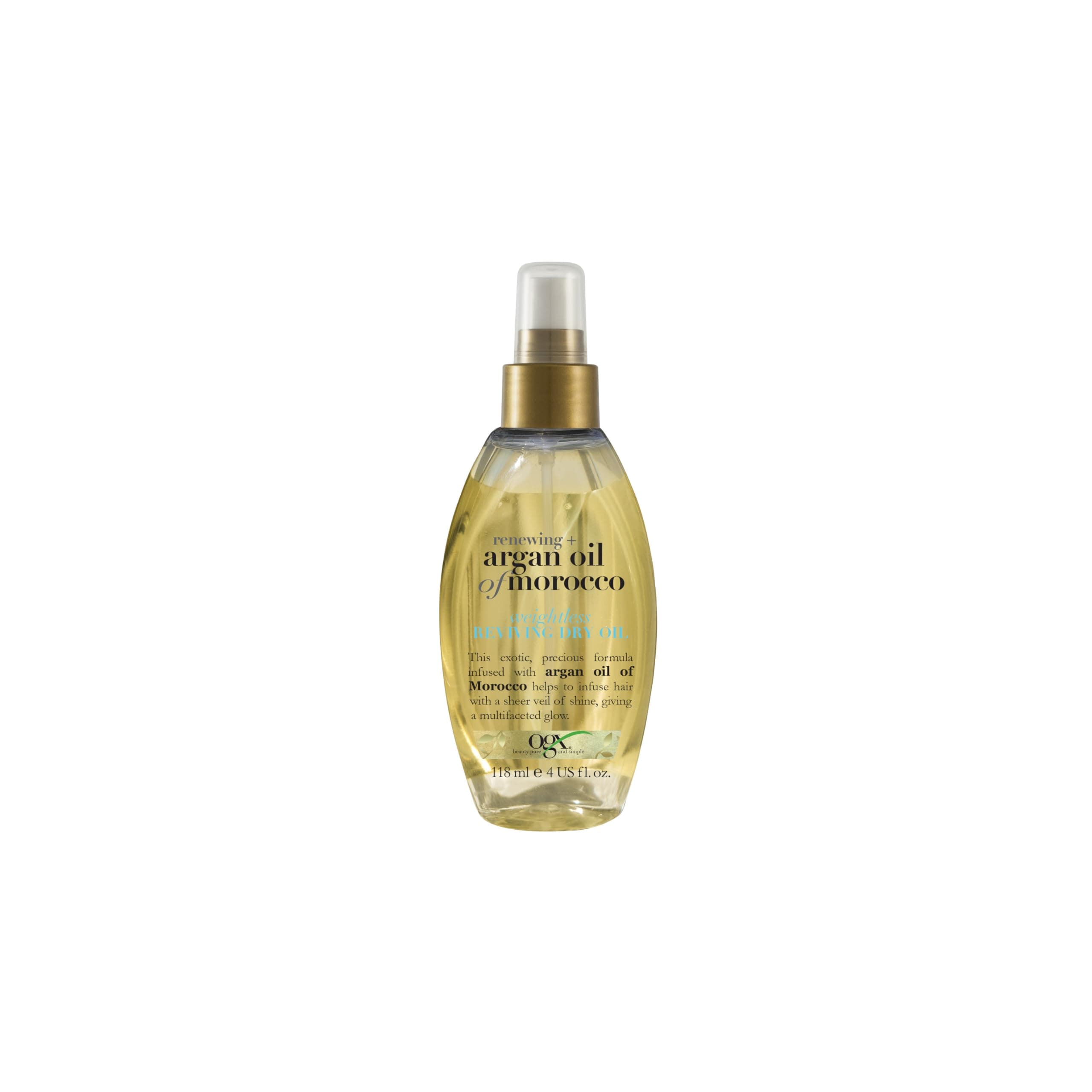 Argan Oil of Morocco Weightless Reviving Dry Hair Oil Mist, 118ml (Packaging may vary)