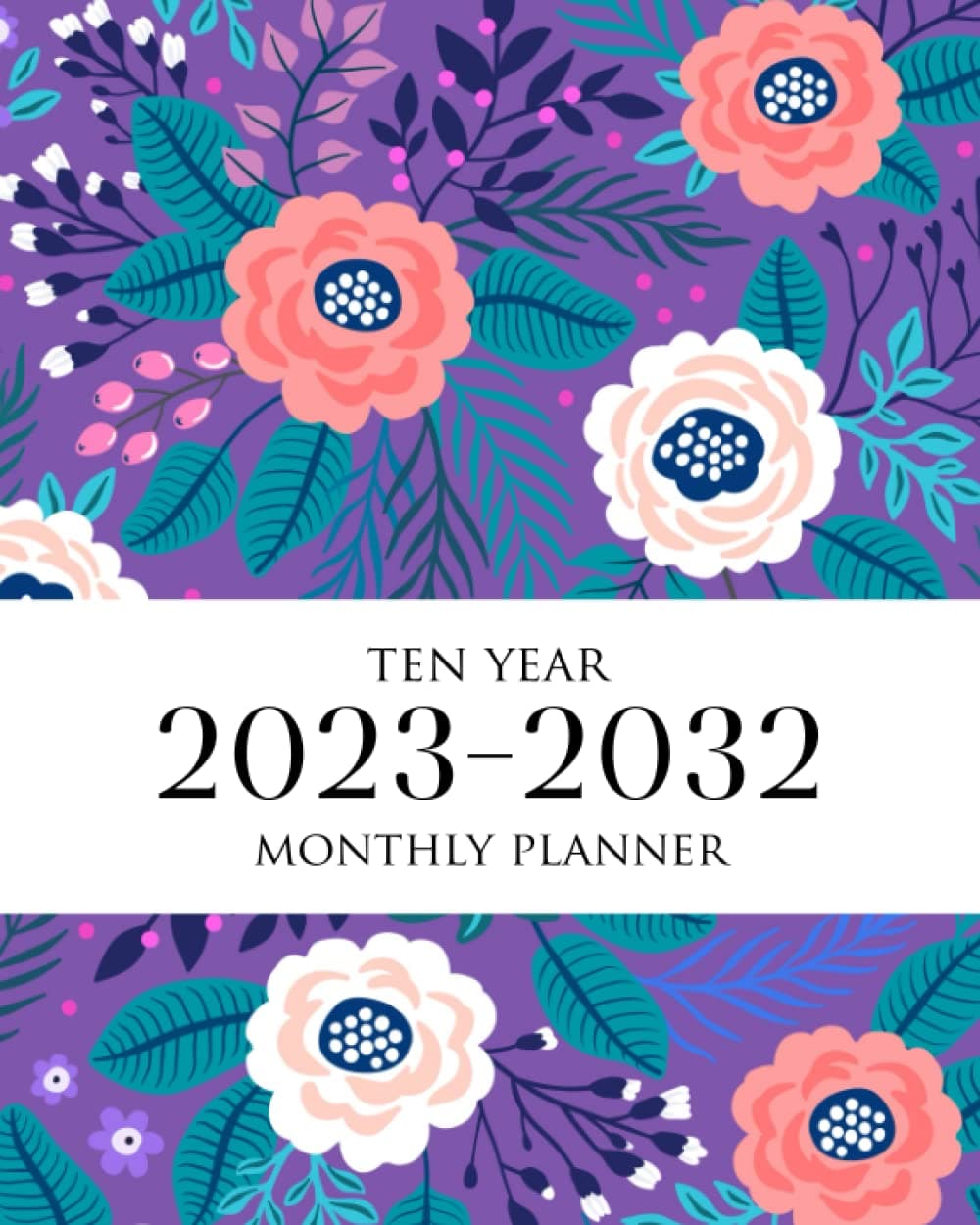 2023-2032 Ten Year Monthly Planner: Beauty Purple For Women 10 year Calendar Monthly Planner For Academic Agenda Schedule and To do list (120 Months ... Federal Holidays and inspirational Quotes