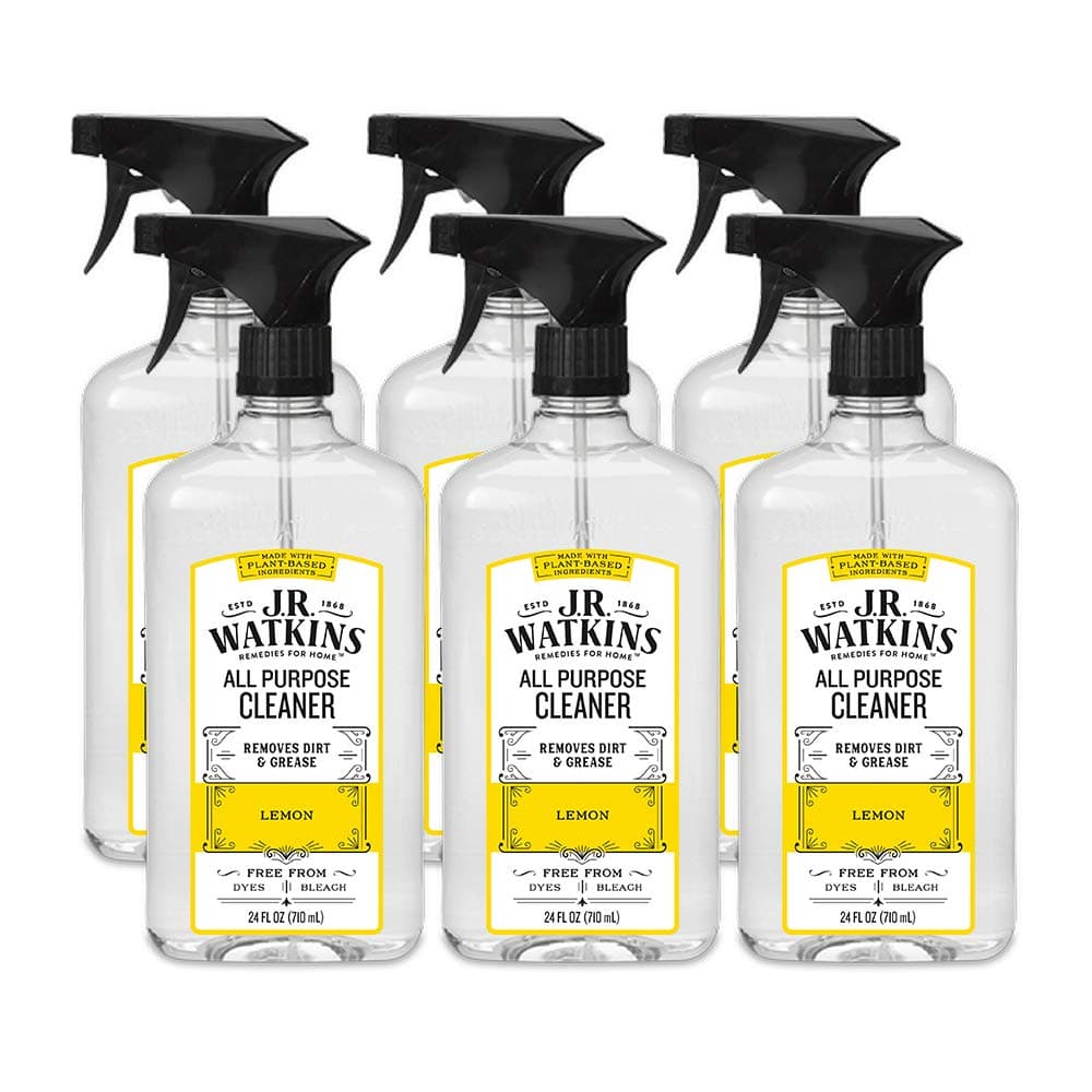 J.R. Watkins All Purpose Cleaner, 24 fl oz, Lemon (6 pack)