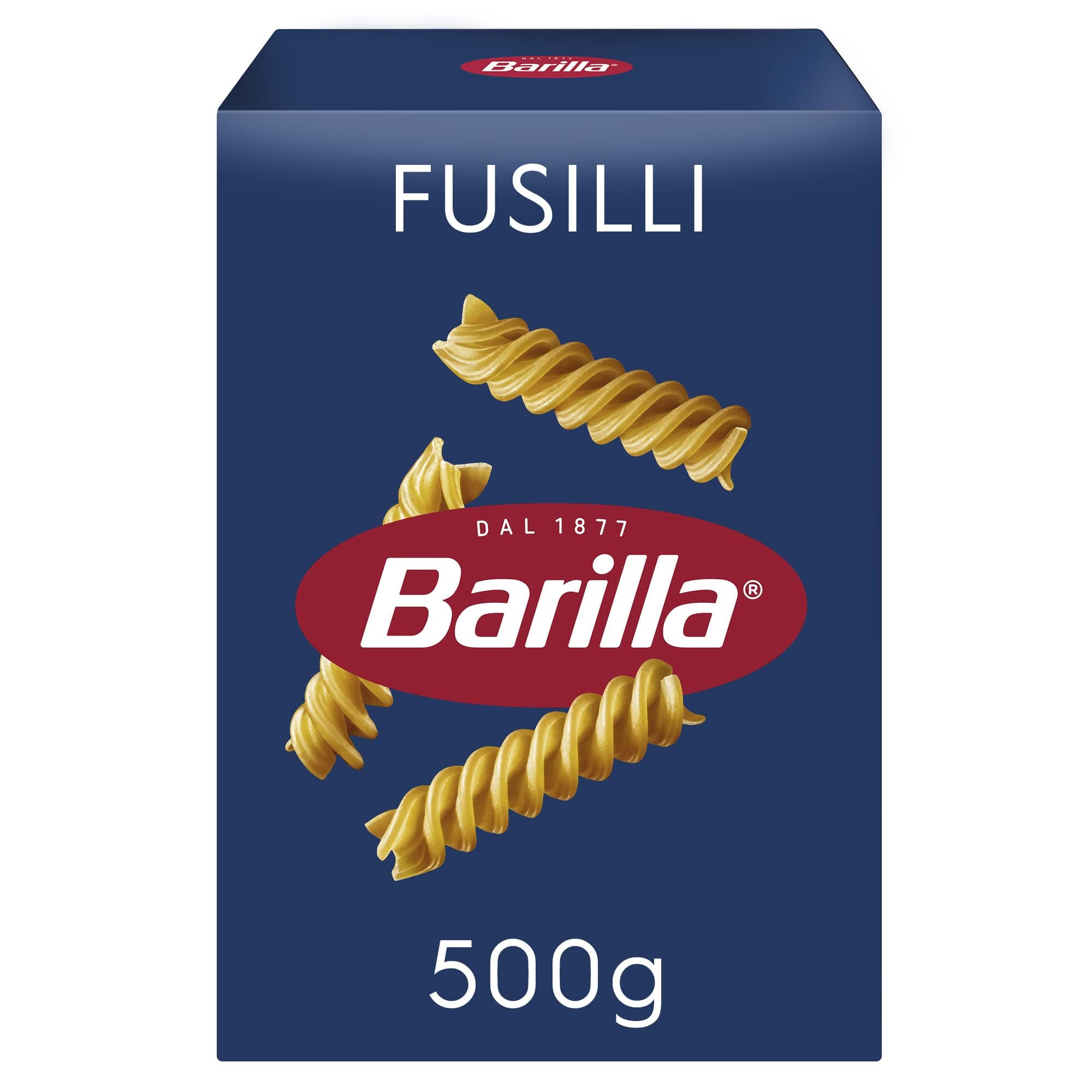 Fusilli – Authentic Italian Pasta Made with Durum Wheat – Classic Short Shape Pasta - For Pasta Bakes - Single Pack of 1 x 500g