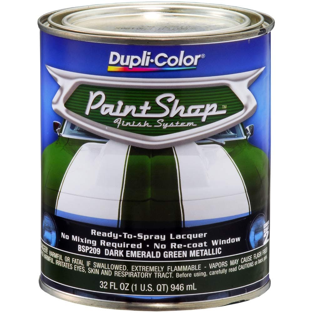 Dupli-Color BSP209 Dark Emerald Green Metallic Paint Shop Finish System - 32 oz.