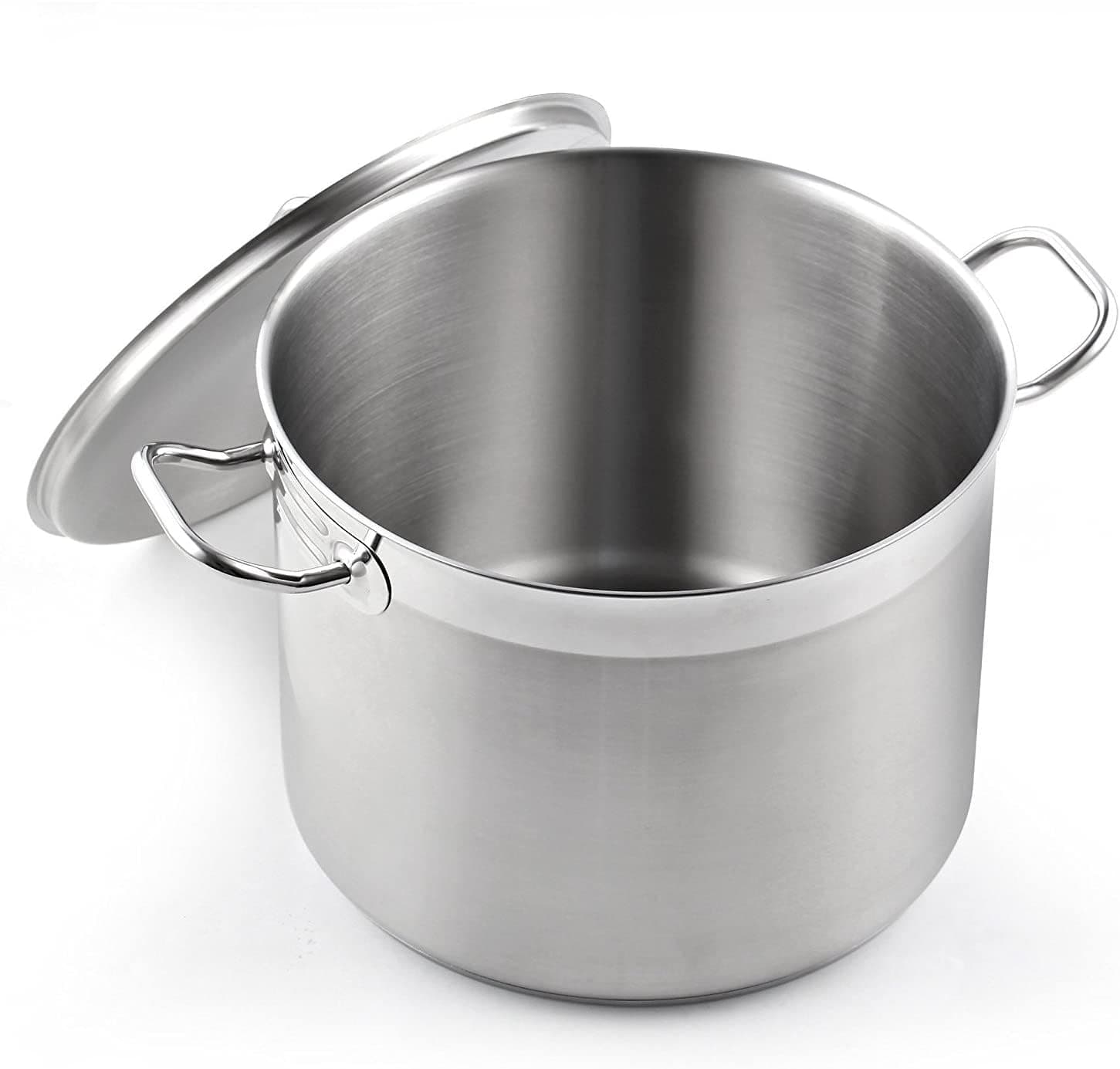 Classic Lid 8-Quart Stainless Steel Stockpot, Silver,2584