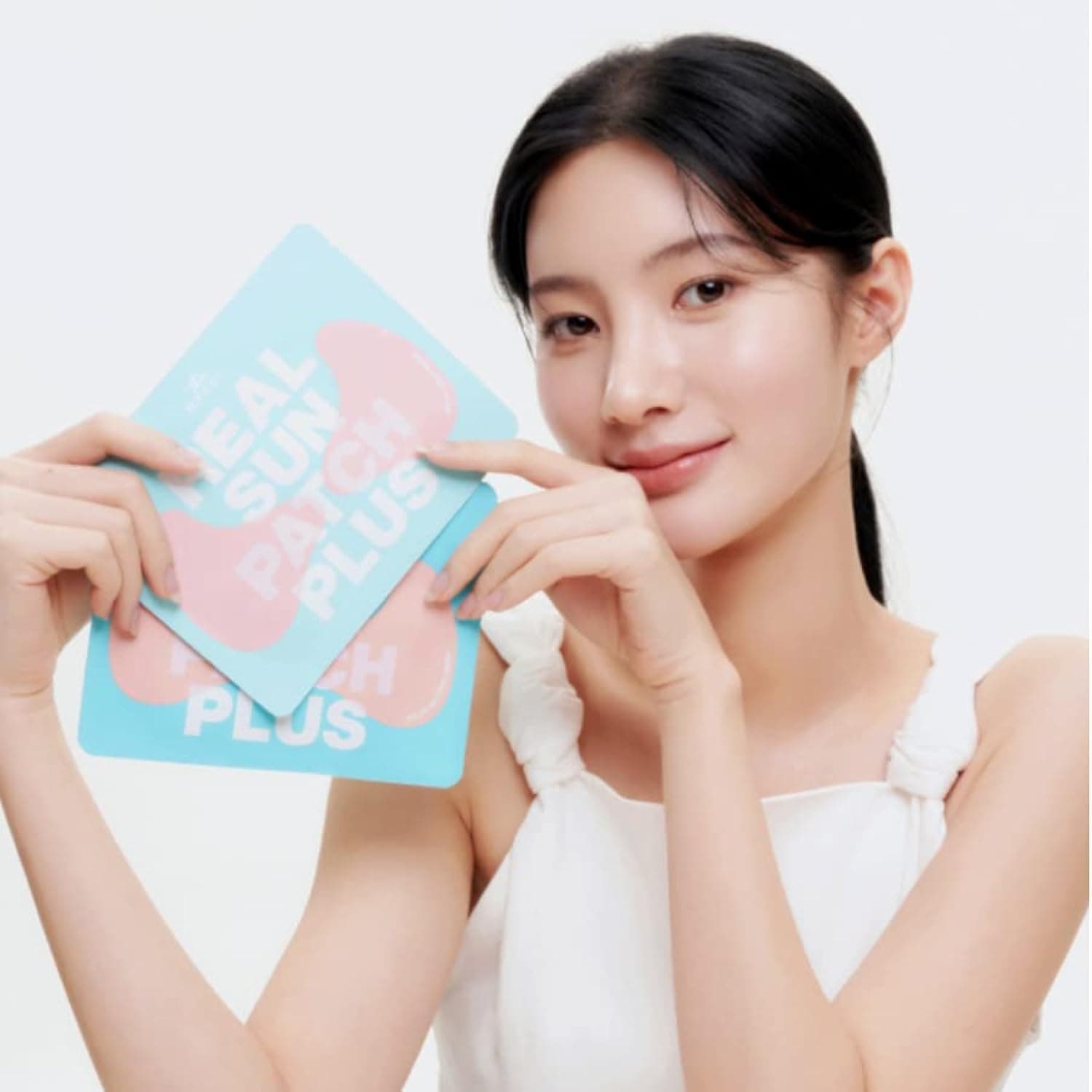 Real Sun Patch Plus Under Eye Ultraviolet Protection - Sun Screen Hydrogel Patches For UV Protection & Sun Exposure, UV Shield Sun Block UVA 93.5% UVB 98.9% (5 Pairs/Pack) (21 Light Beige)