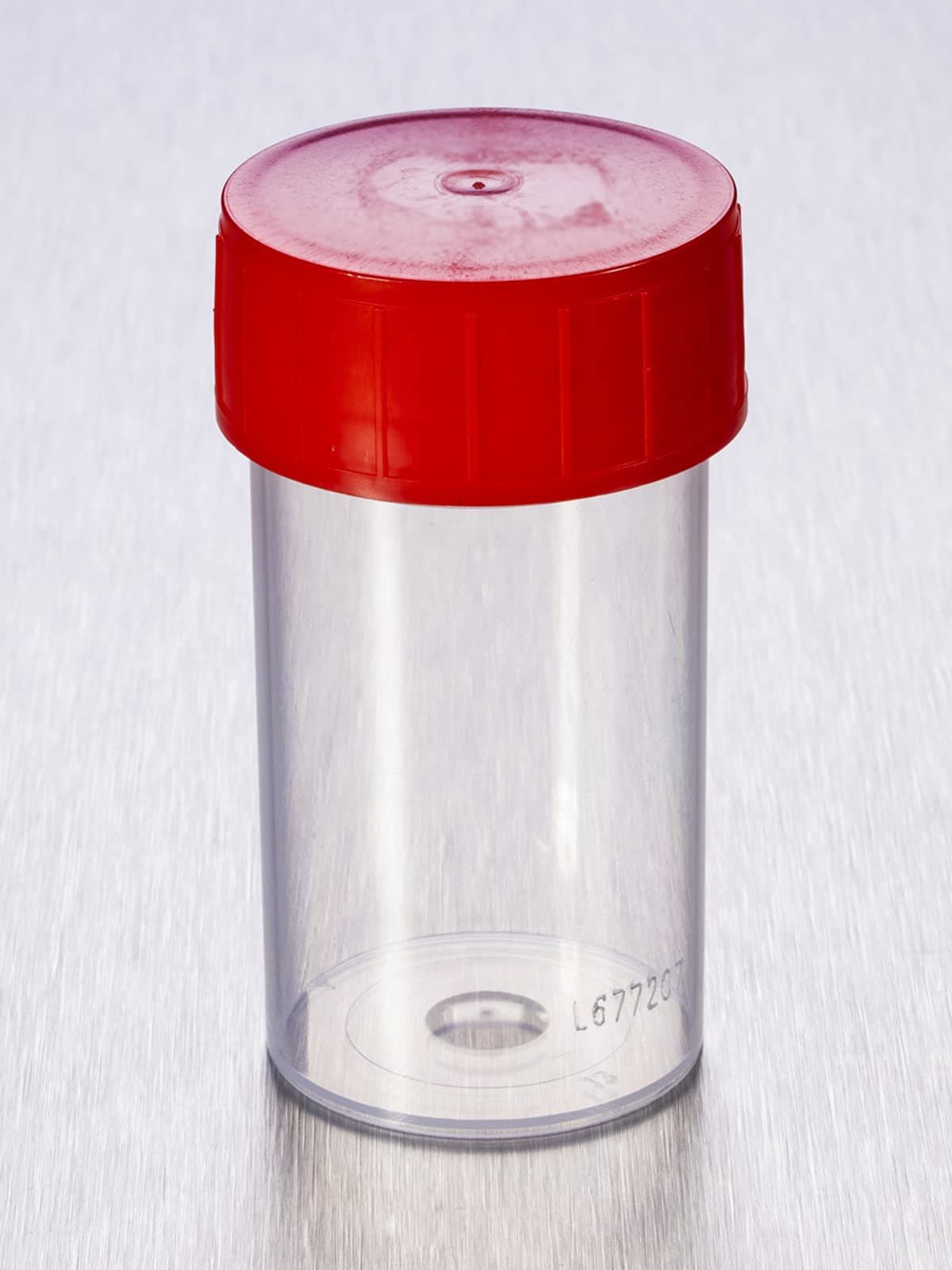 TP35C-002 - Description : Straight Cylindrical with Wide Mouth, Graduated - Gosselin Wide-Mouth Container, with Screw Cap - Case of 700