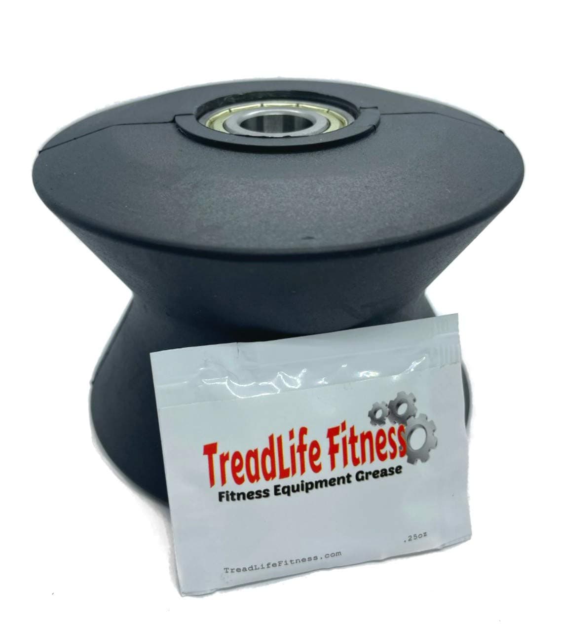 TreadLife FitnessElliptical Wheel - Works on HealthRider 8.5ex - Part Number 238880 - Comes with Free Bearing Grease $10 Value!