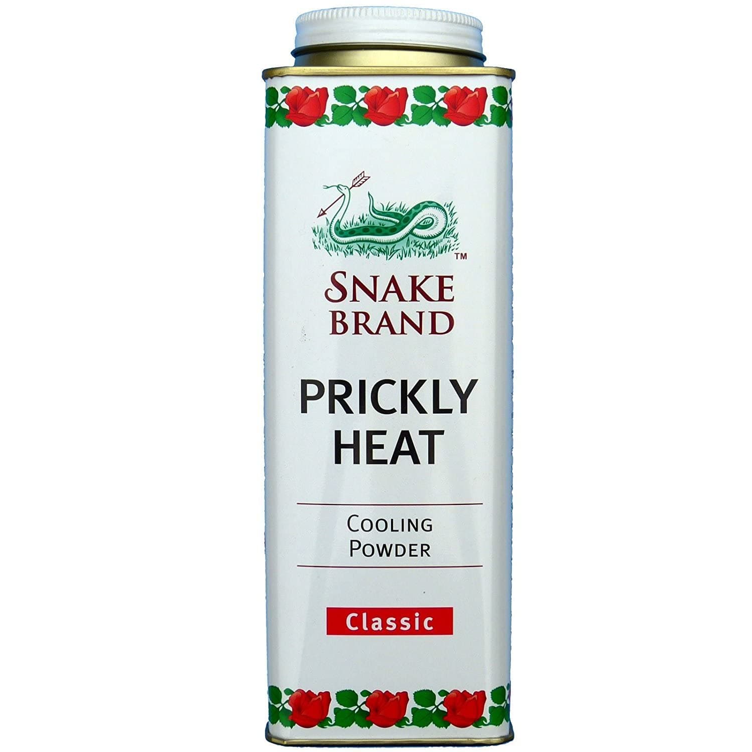 Prickly Heat Cooling Powder for Everyday Use - Anti-Chafing, Heat Rash Relief, Classic Original Scent (9.9 Oz / 280g)