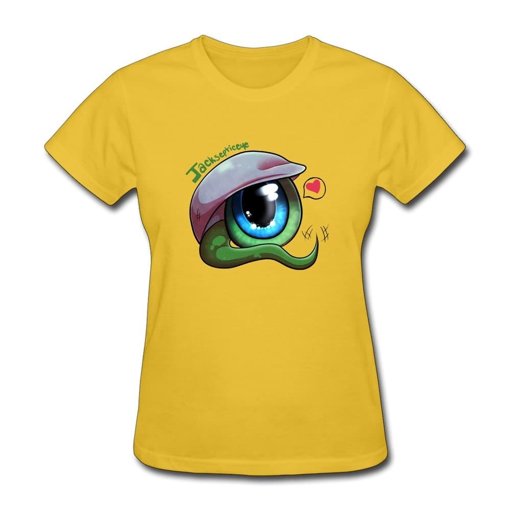 YGG Jacksepticeye Sam Best Friends Cool Tee For Womens Yellow SizeXXL