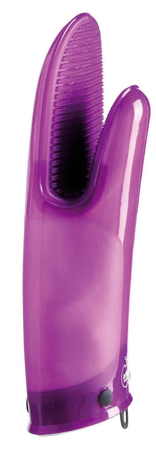 Mastrad Oven Mitt Gloves, Heat Resistant, Dishwasher Safe, Waterproof, Non Slip with Cotton Linings for Grilling, BBQ, Baking - F82305