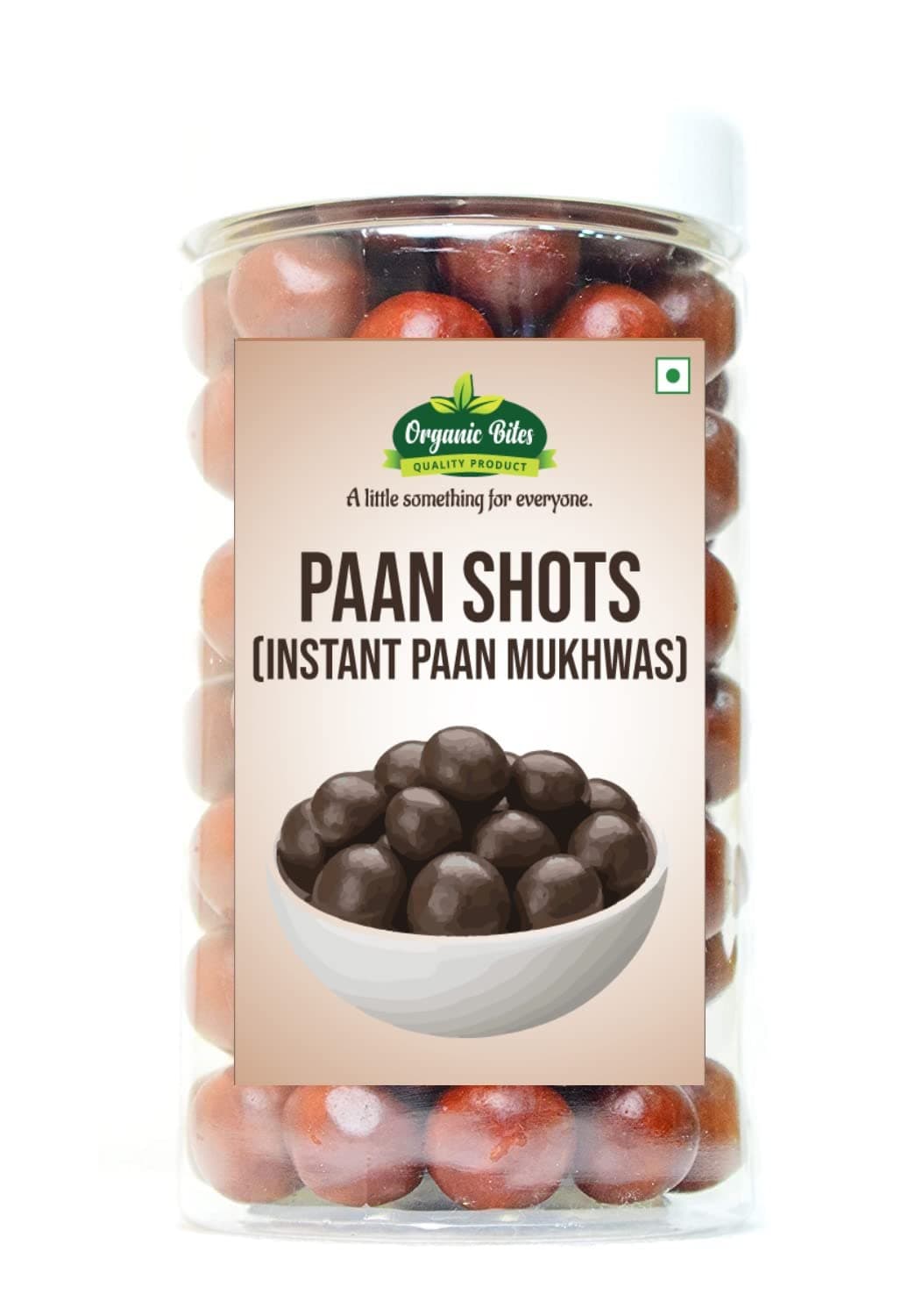 Pan Shots (Instant Paan, Mouth Freshener, Mukhwas) Pan Flavor Candy I Pan Laddu 400 gm (200 gm X 2 Jar)