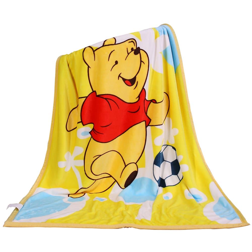 Children's Cartoon Printing Blanket Coral Fleece Blanket 39 By 55 (Little Bear)