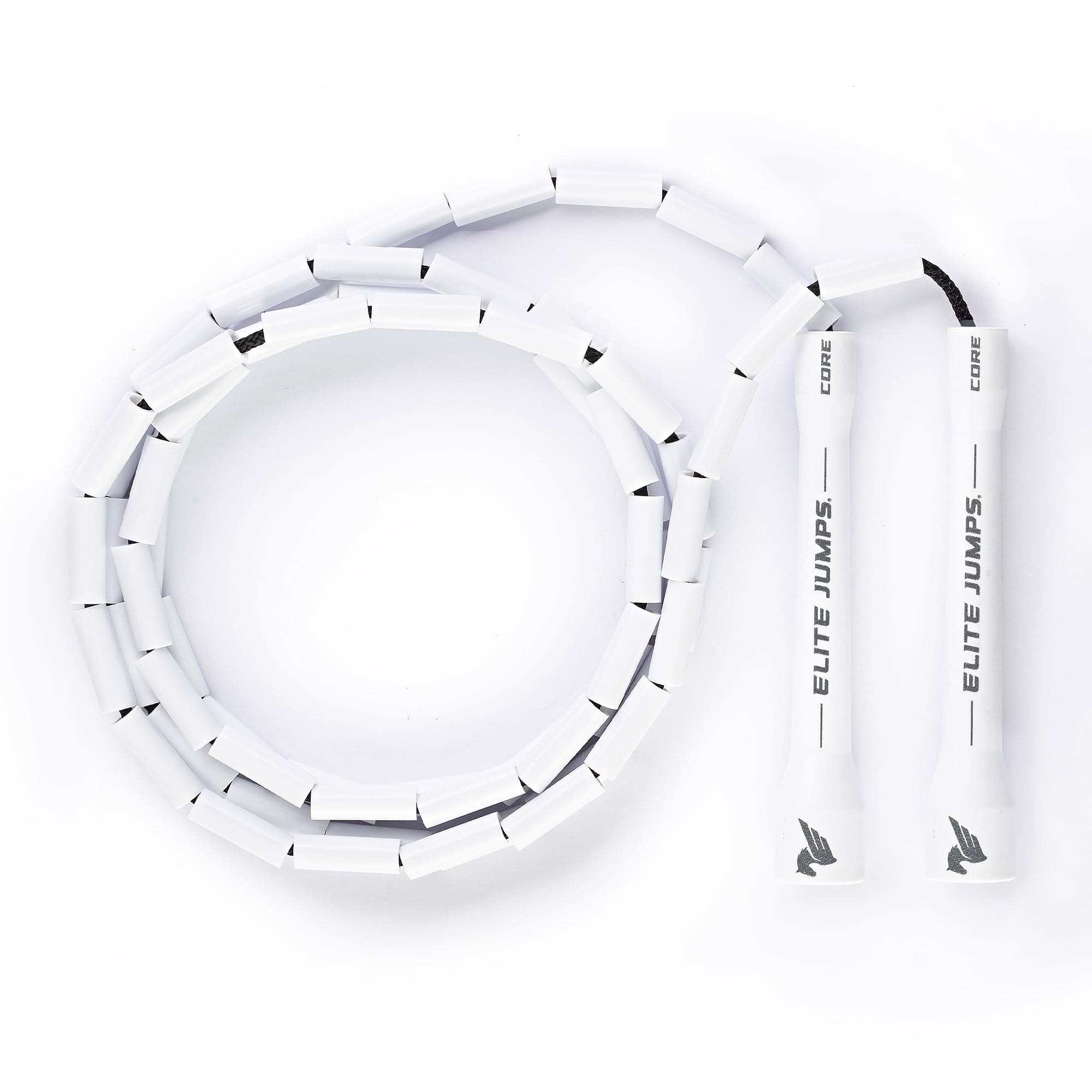 Elite Jumps Beaded Skipping Rope for Adults – Do Hard Things 1” Segmented Beaded Jump Rope with Unbreakable Handles – Adjustable, Durable & Tangle-Free for Crossovers, Cardio, Speed & Skill Training