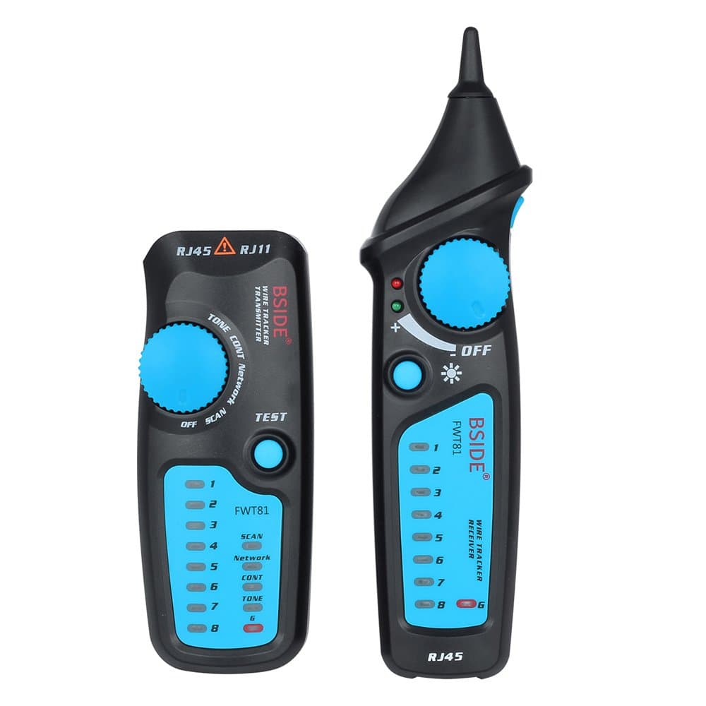 Andoer BSIDE Multi-functional LCD Network Cable Tester Wire Tracker RJ11 RJ45 Wire Network Cable Finder