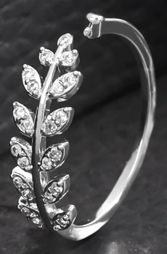 Yellow Chimes Rings for Women and Girls Silver Ring | Adjustable Crystal Rings | Silver Toned Finger Ring for Women | Birthday Gift For Women Anniversary Gift for Wife Valentine Gift for Girls