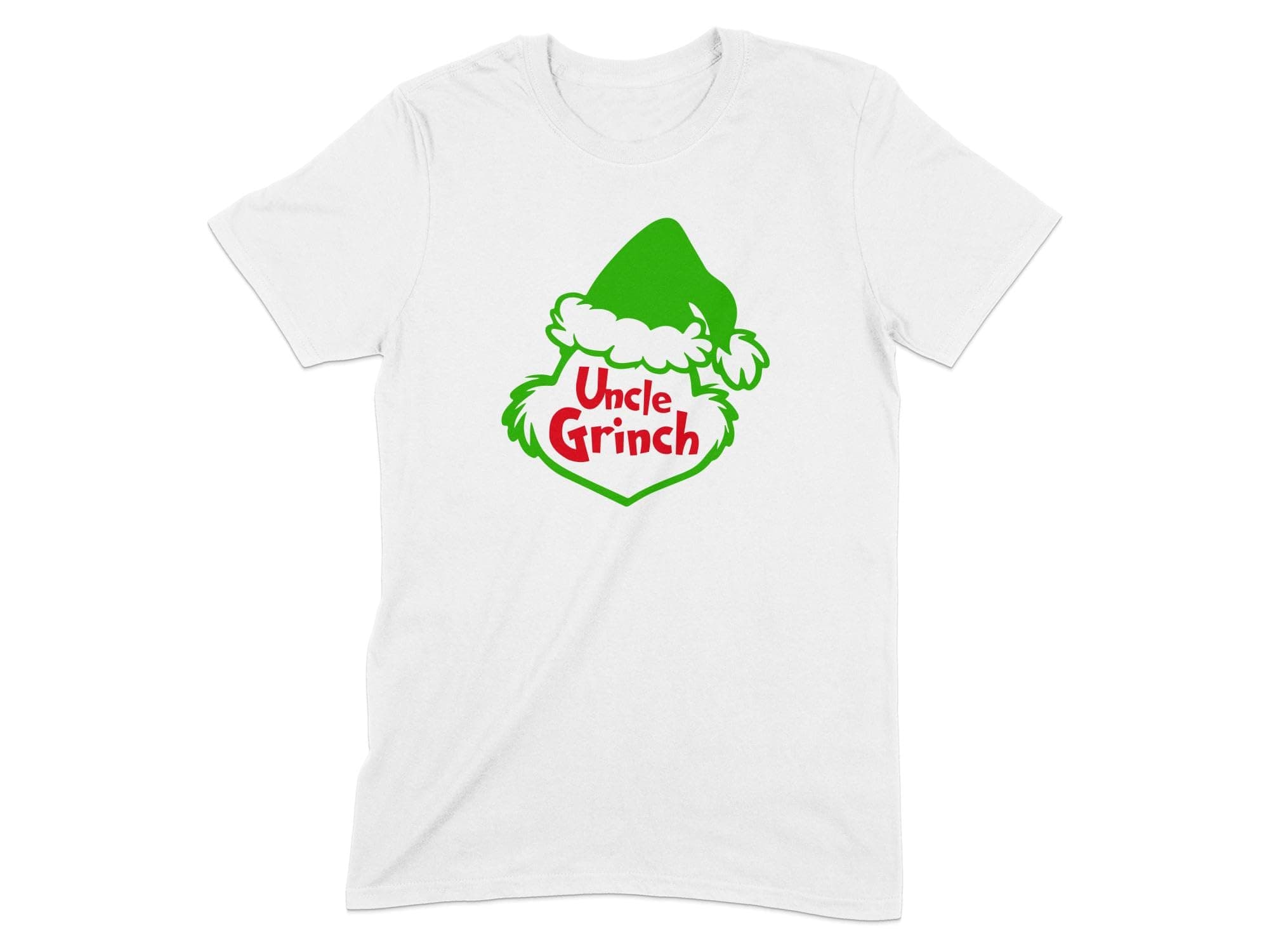 Uncle Grinch Christmas T-Shirt, Funny Holiday Family Tee, Xmas Party Top, Festive Graphic Shirt for Men and Women