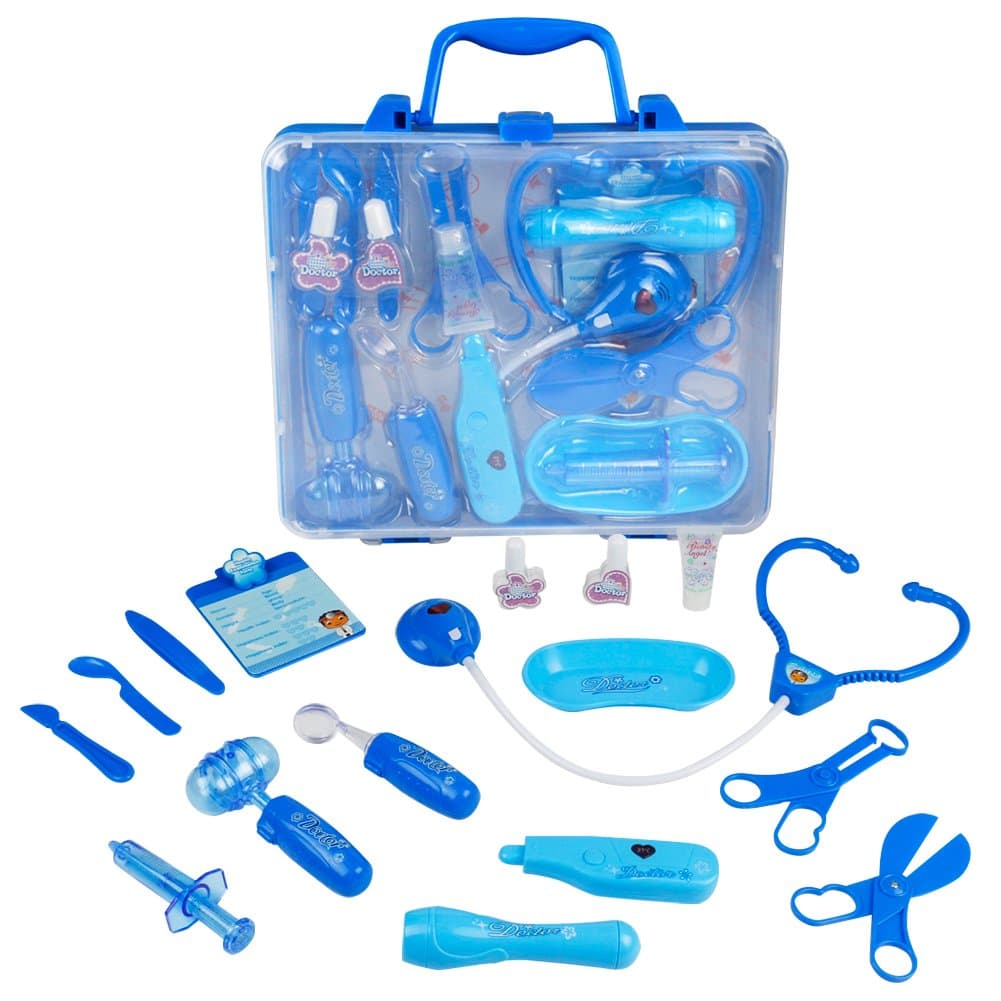 Junior Doctor Set Kids Doctors Bag Nurse Playset Doctor Carry Case Medical Role Play Toys for Boys Girls