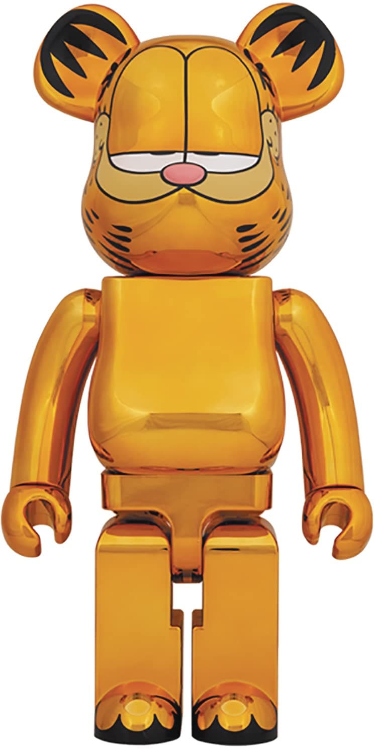 MedicomGarfield (Gold Chrome) 1000% Be@rbrick Figure