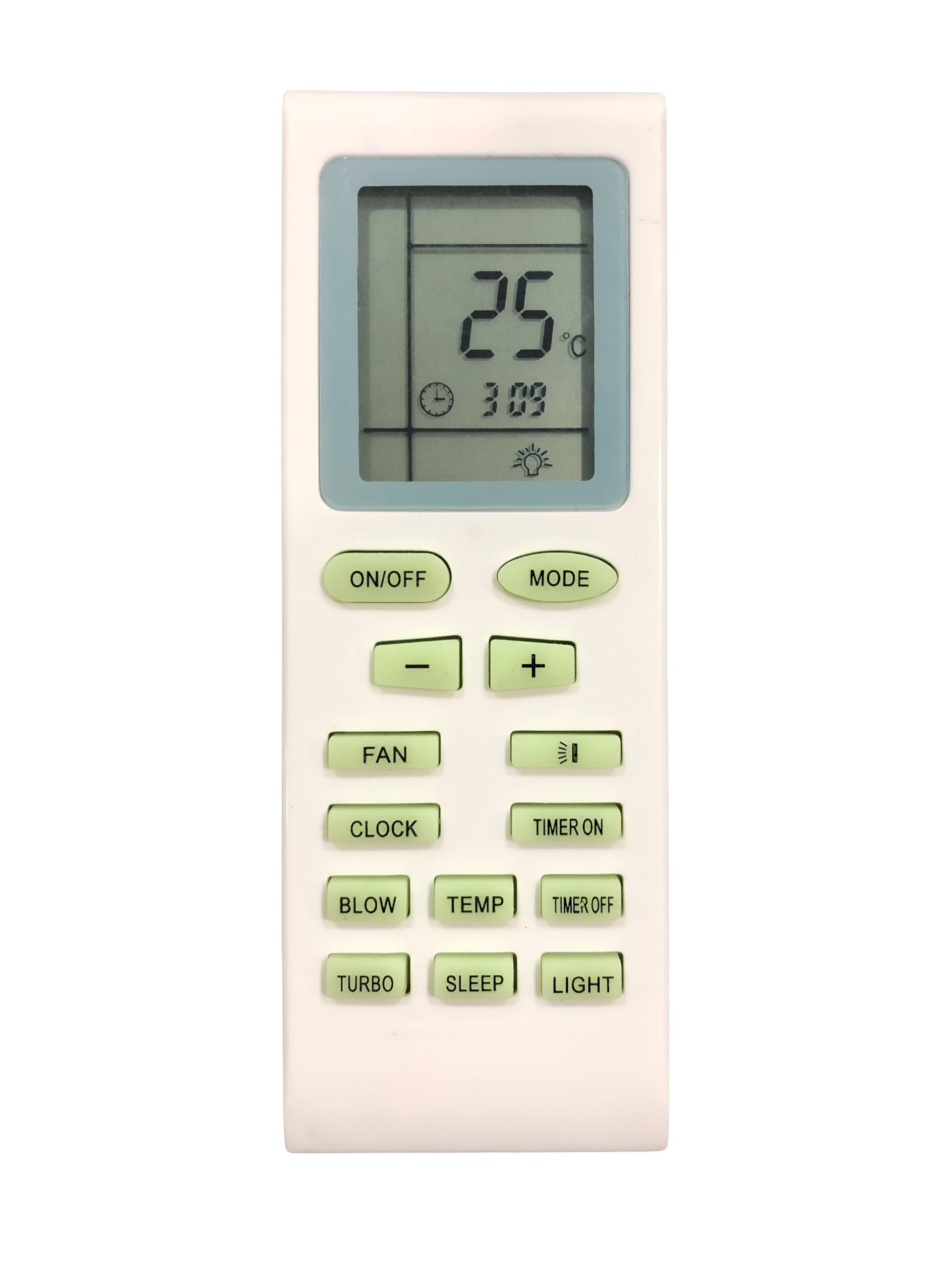 Upix AC Remote No. 18A (No Backlight), Compatible/Replacement for Voltas AC Remote Control (Exactly Same Remote Will Only Work)