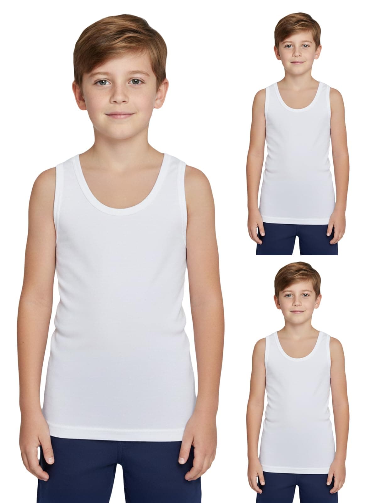 Boy's Cotton Regular Fit Vest