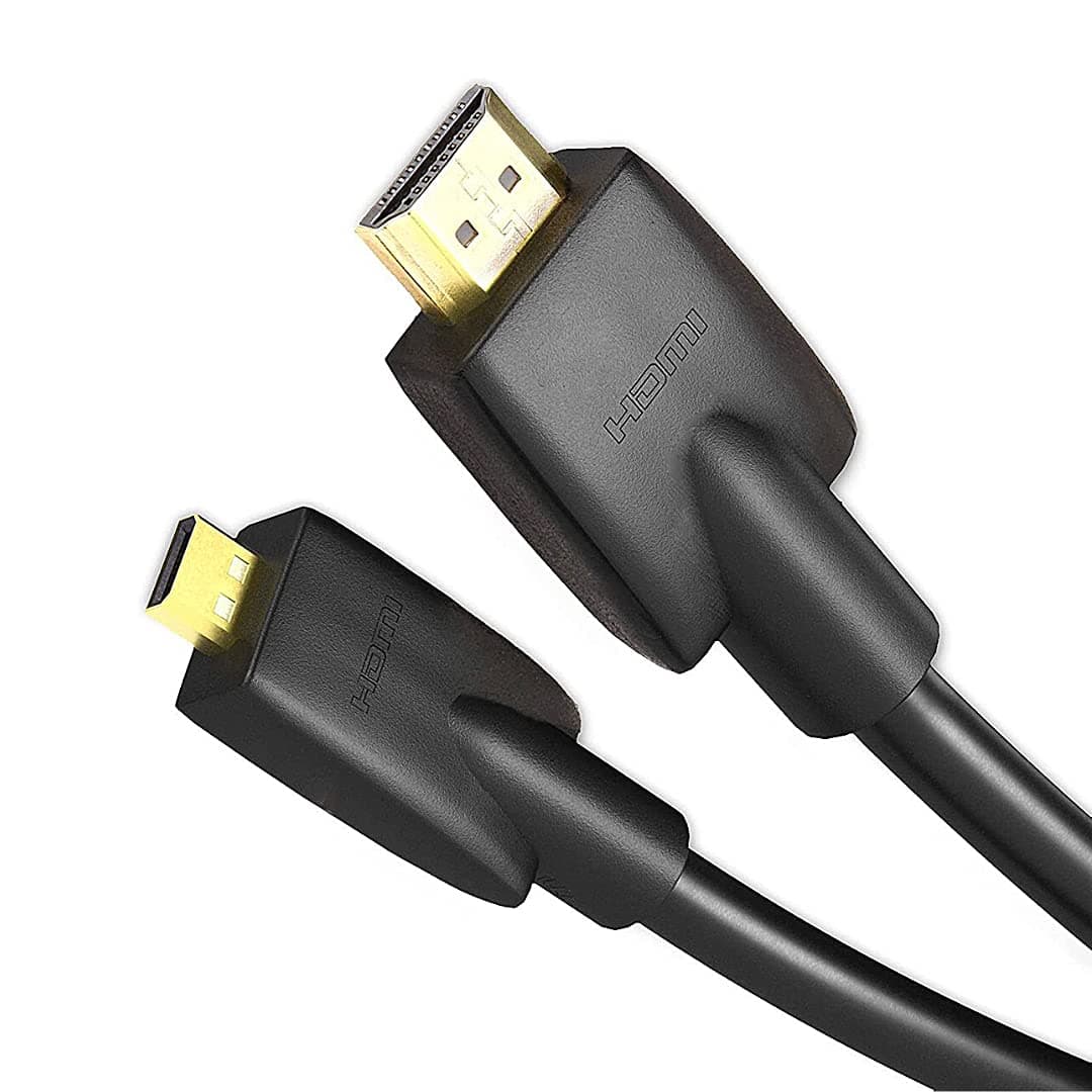 TDS Micro-HDMI to HDMI Cable for Amazon Fire HD 7inch and 8.9inch (Black) Not compatible with Fire HDX and Fire HD 2013 generation