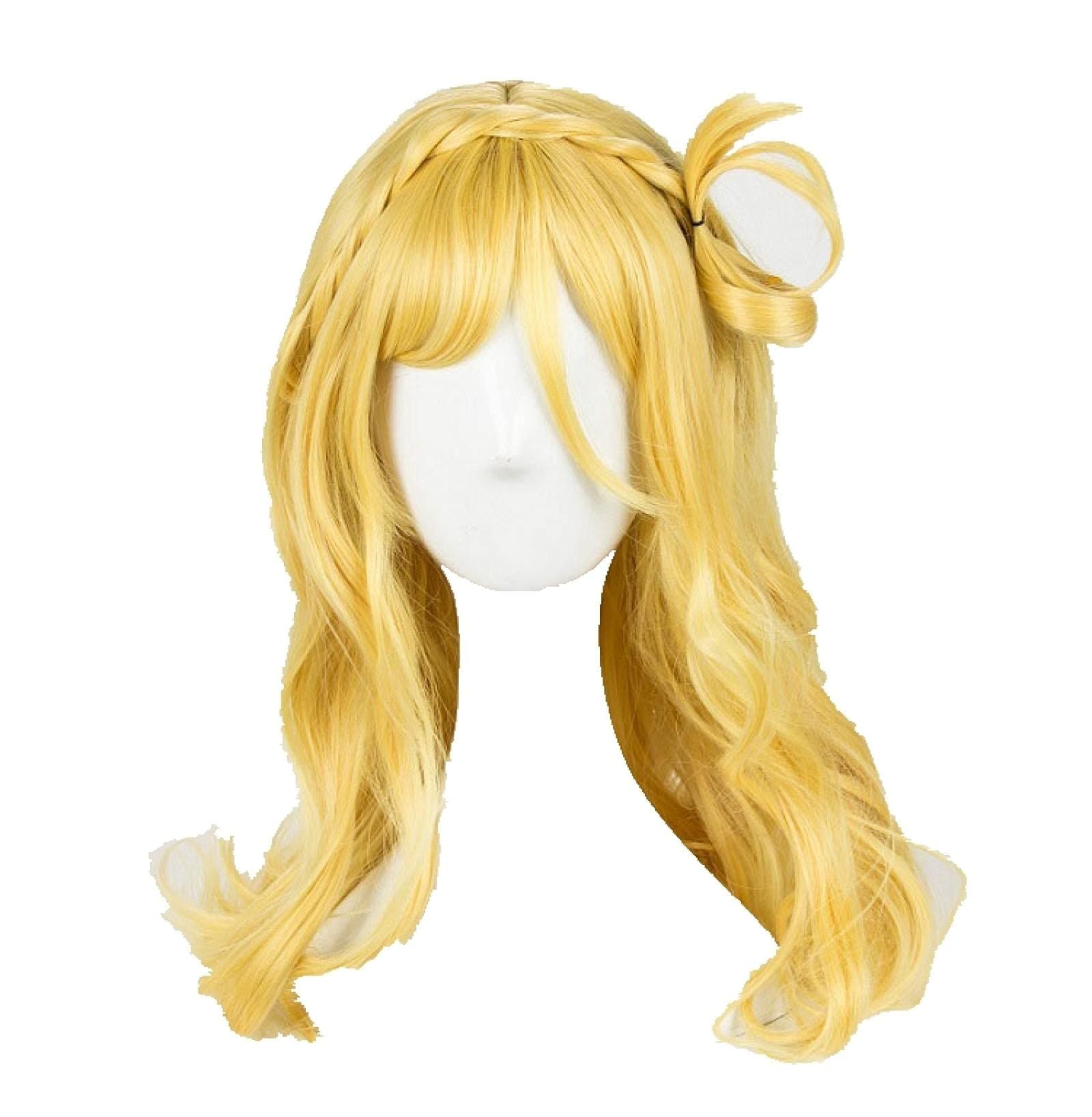 Love Live! Sunshine! Mari Ohara Cosplay Wigs Long Blonde Mixed Heat Resistant Cosplay Costume Wig + Wig Cap