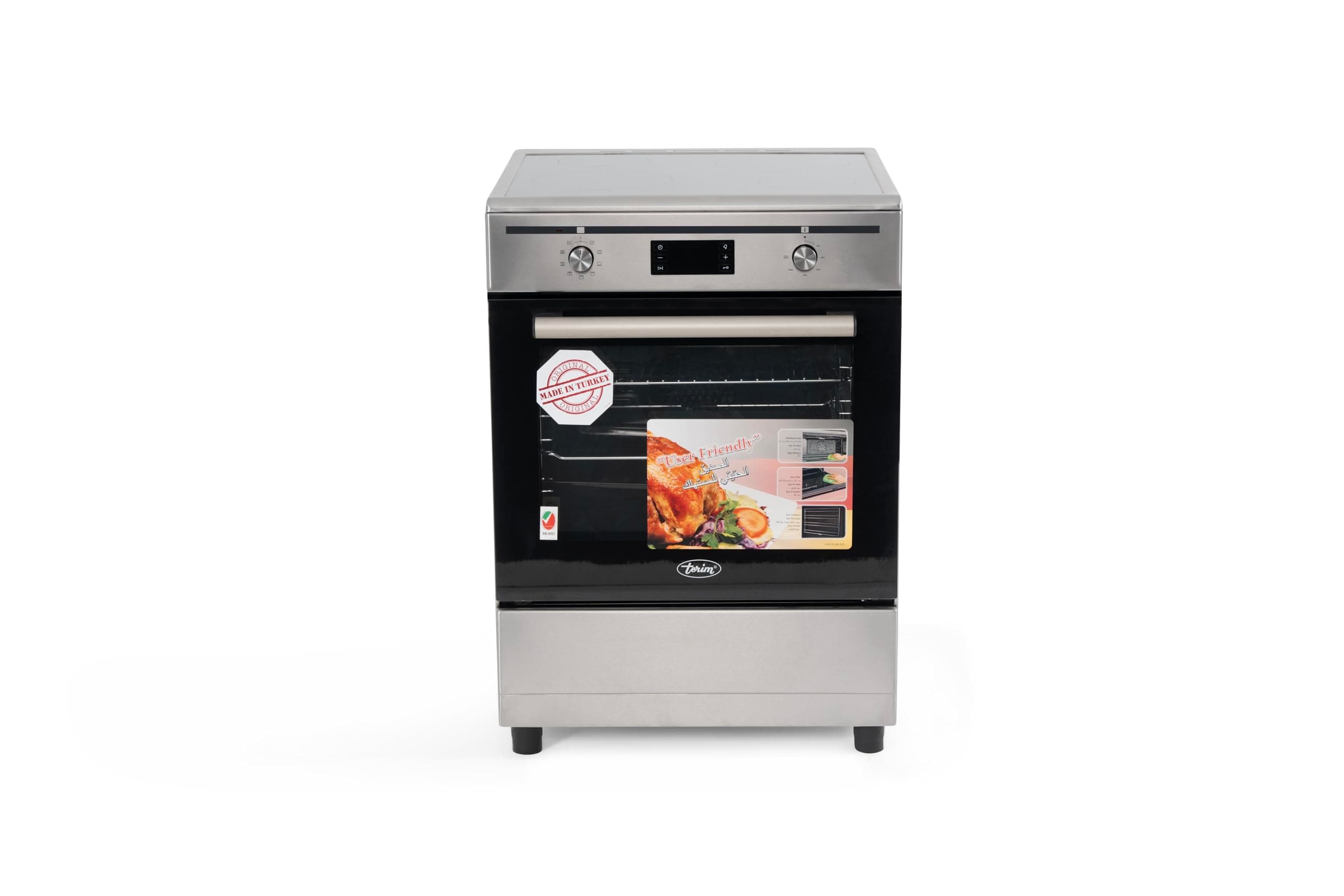 Terim 60 cm Freestanding Induction Cooker, Made In Turkey, Teric66St"Min 1 year manufacturer warranty"