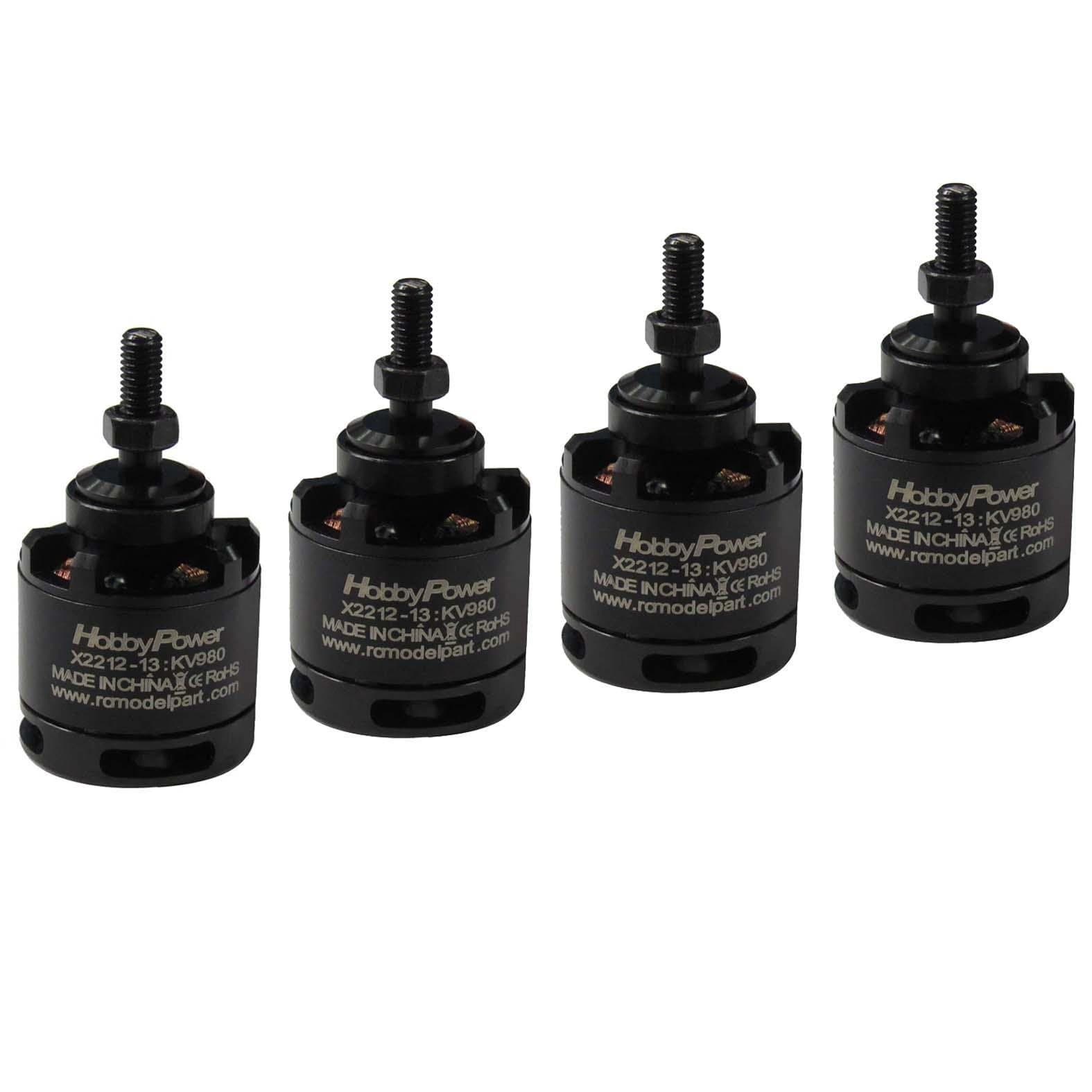 Hobbypower X2212 980KV Brushless Motor for F450 S500 X525 X550 Quadcopter (Pack of 4 pcs)