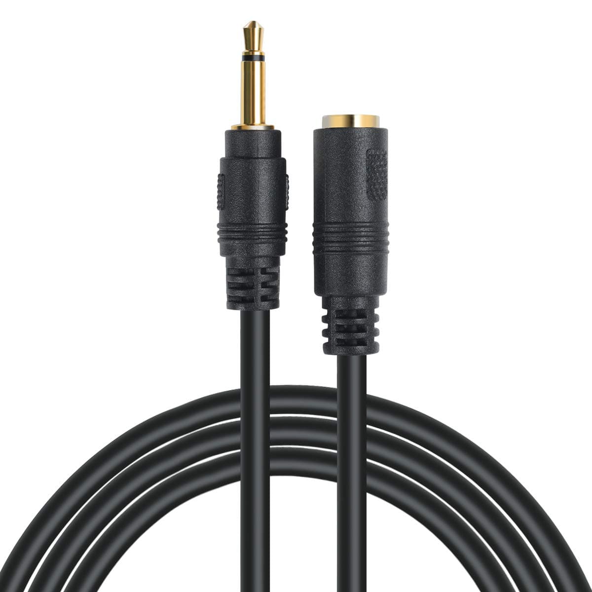 3.5mm Mono Extension 12FT - 12V Trigger, IR Infrared Sensor Receiver Extension Extender, 3.5mm 1/8" TS Monaural Mini Mono Audio Plug Jack Connector Male to Female Cable Wire Cord (12FT)