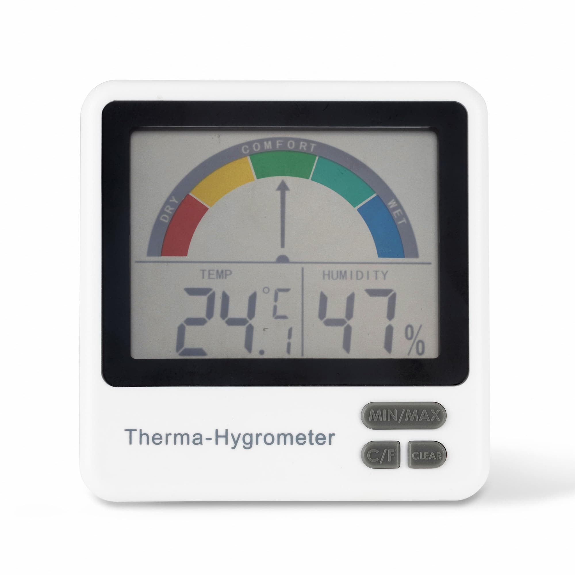 ETI Healthy living thermometer & hygrometer with comfort zone indication