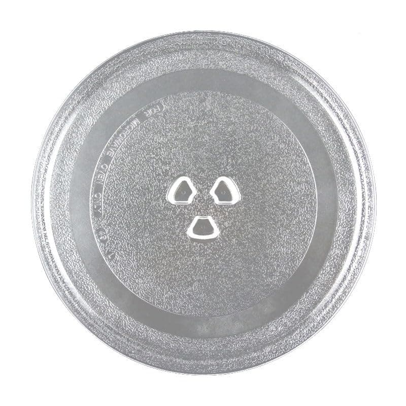 DEXURIES Microwave Oven Turntable Glass Plate | Inside Rotating Glass Plate | Baking Tray Glass | Oven Replacement Inside Glass Plate (Diameter: 9.5 Inches / 245 mm) (NOT for Samsung)