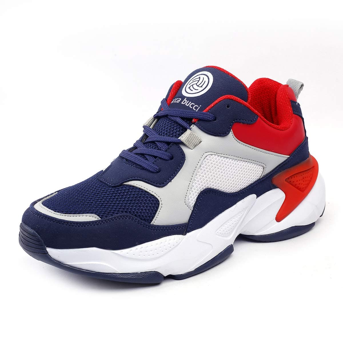 Bacca Bucci Men's Velocity Running Shoes(7.5 US Blue/Red)