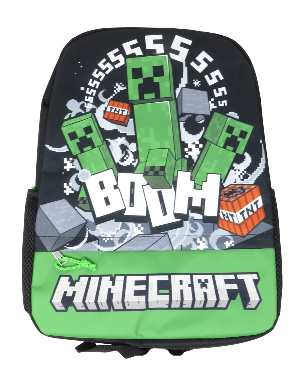 Mad EngineMinecraft Creeper Boom Backpack Bookbag