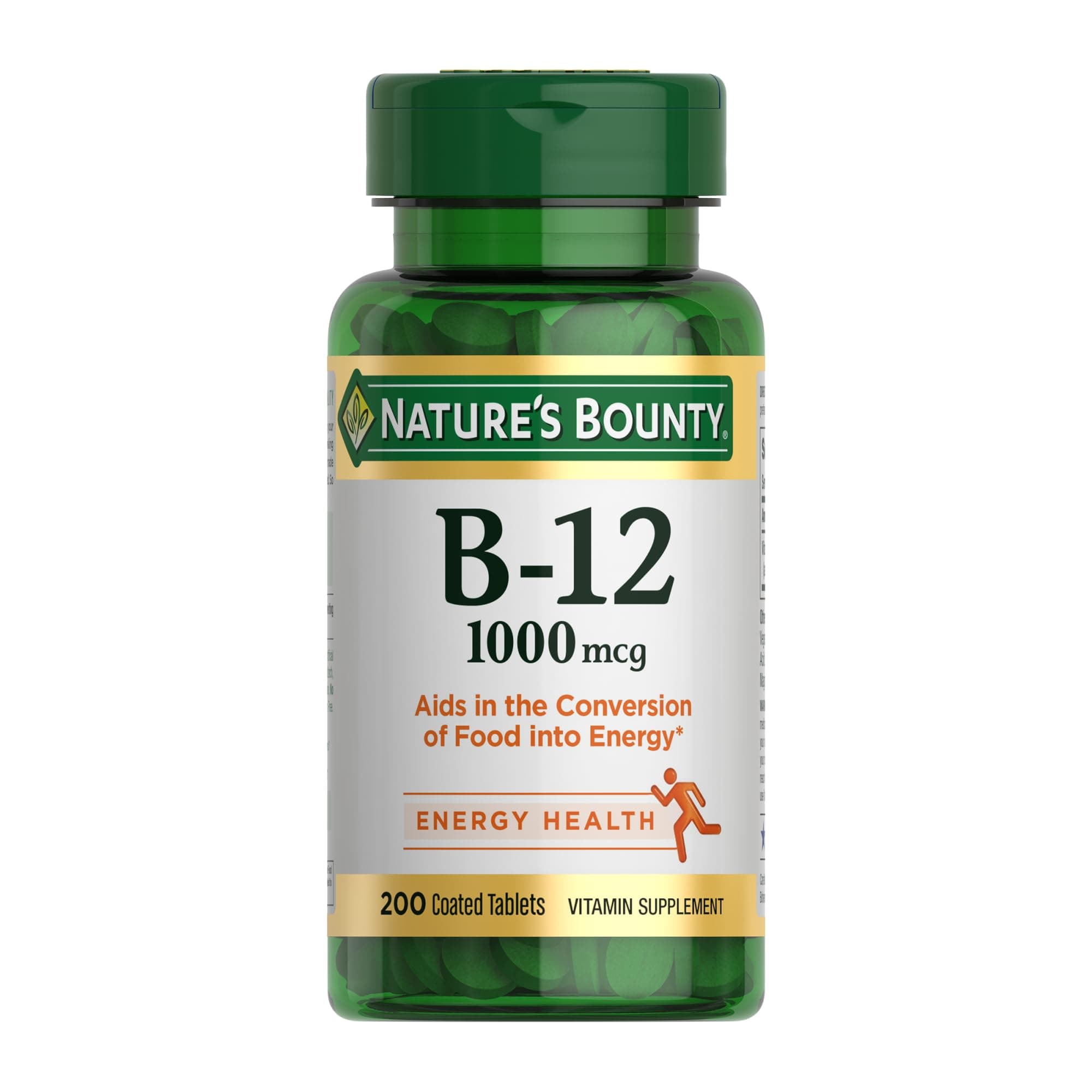 Vitamin B12, Supports Energy Metabolism, Tablets, 1000mcg, 200 Ct