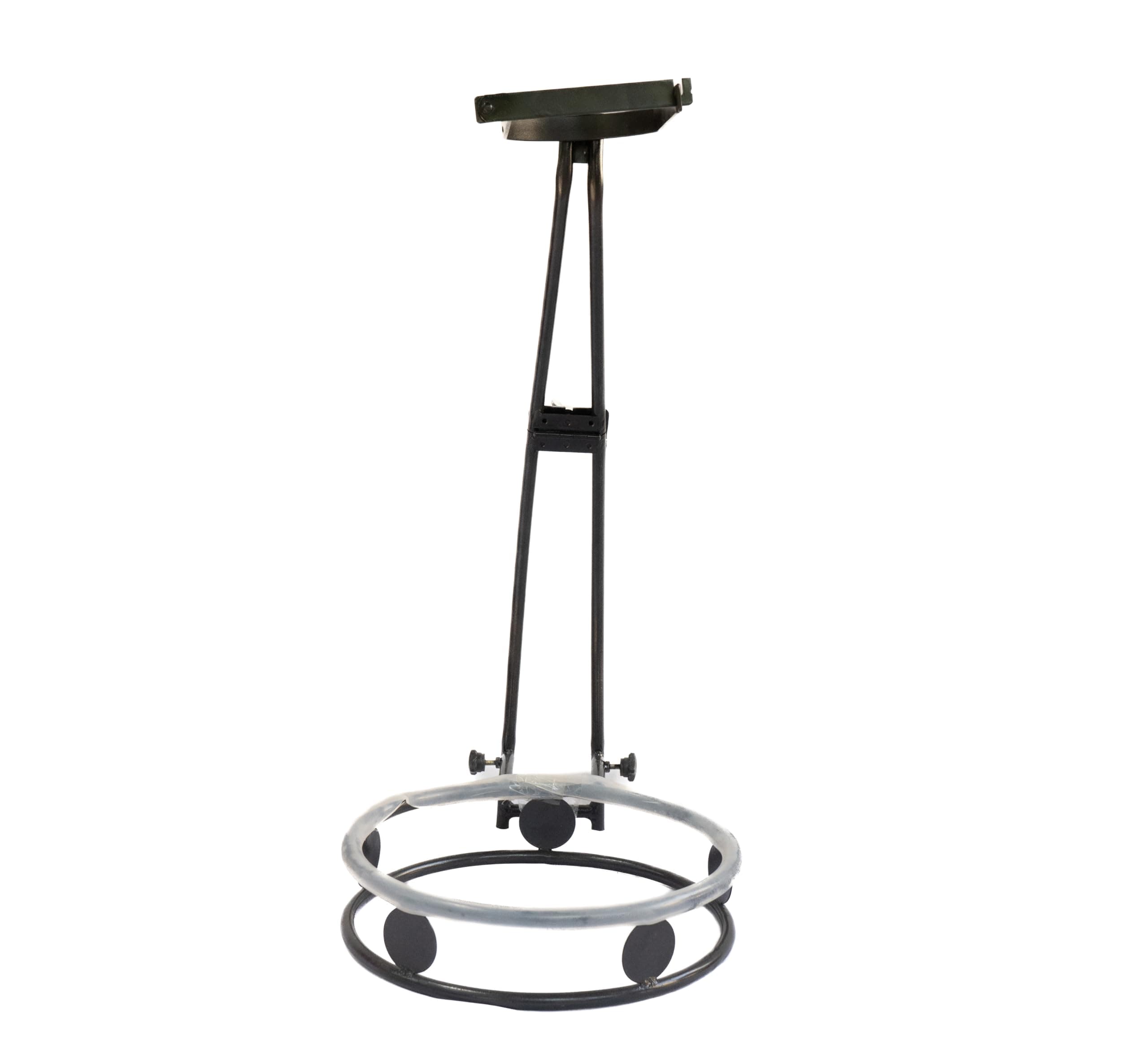 Metal Foldable Veena/Veenai Floor Stand(Black)